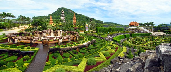 Những khu vườn đẹp nhất thế giới,vườn Suan Nong Nooch, Thái Lan